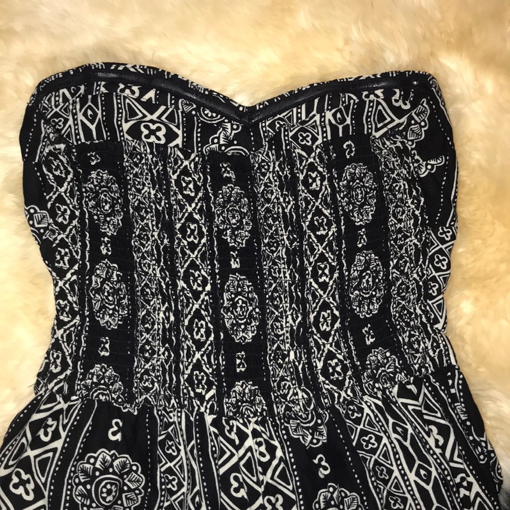 Hollister tribal print strapless jumpsuit w/cutout - Picture 2 of 4